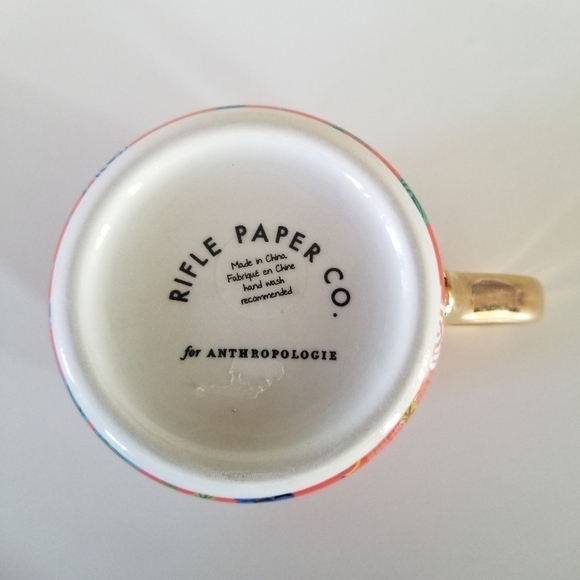 Anthropologie | Rifle Paper Co "N" Mug - Picture 4 of 7